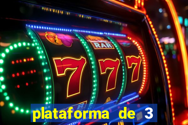 plataforma de 3 reais jogo